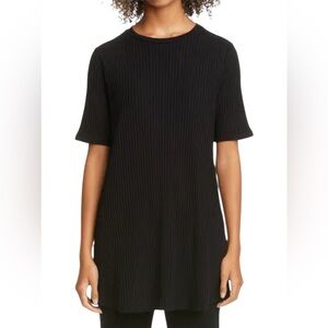 Eileen Fisher Woman Ribbed Short Sleeve Tunic 1X